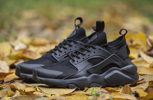 Cheap All Black Air Huarache Shoes Men Women Shoes-4